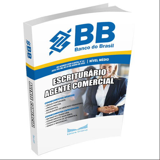 Apostila BB 2021 - Escriturário - Agente Comercial