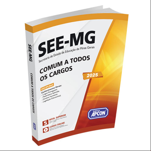 Apostila SEE-MG 2025 - Comum a Todos os Cargos