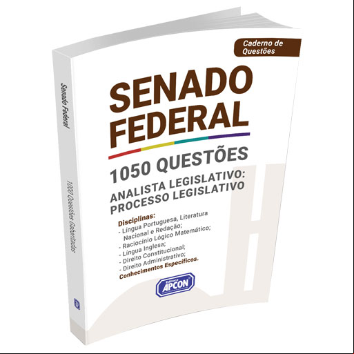 Caderno de Questões Senado Federal 2022 - Analista Legislativo - Processo Legislativo